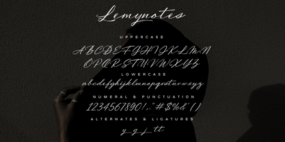 Lemynotes Font Poster 14