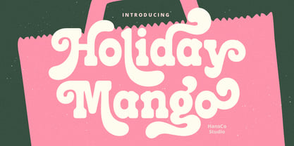 Holiday Mango Font Poster 1