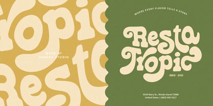 Holiday Mango Font Poster 6