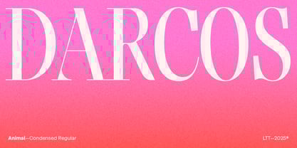 Animal Font Poster 2