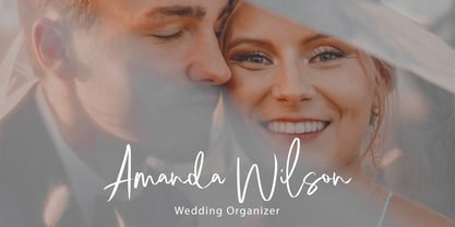 Bension Signature Font Poster 7