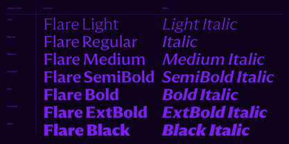 Leksikal Flare Font Poster 2