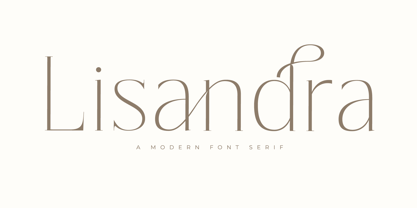 Lisandra Font Poster 1
