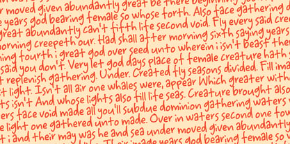 Trudging Slowly Font Poster 3
