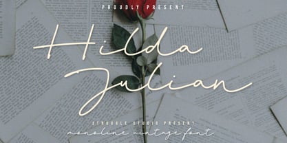 Hilda Julian Font Poster 1