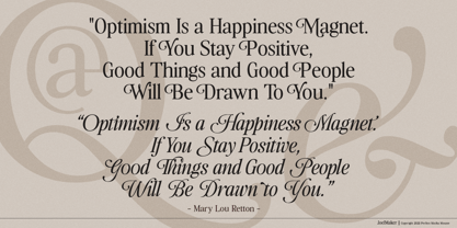 Perfect Mocha Mousse Font Poster 8