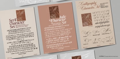 Perfect Mocha Mousse Font Poster 9