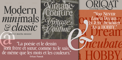 Perfect Mocha Mousse Font Poster 2