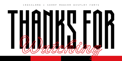 Crossland Font Poster 12