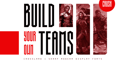 Crossland Font Poster 11