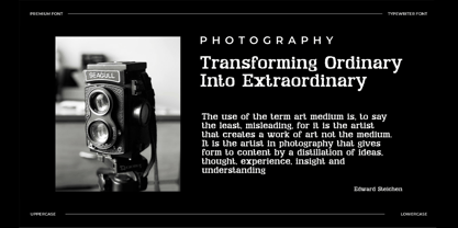 Fahrende Monograd Font Poster 2