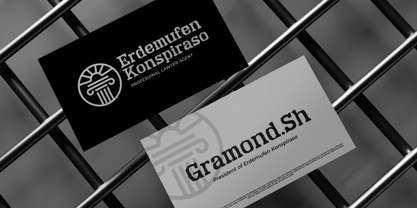 Fahrende Monograd Font Poster 3