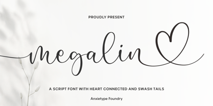 Megalin Font Poster 1