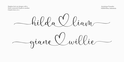 Megalin Font Poster 3