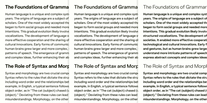 Gramatika Font Poster 5