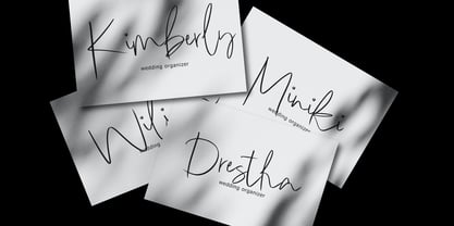 Cikade Signature Font Poster 9