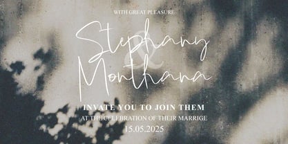 Cikade Signature Font Poster 8