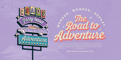 Divebar Vintage Font Poster 3
