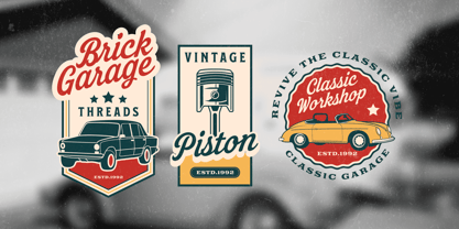 Divebar Vintage Font Poster 2