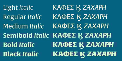 Alverata Greek Font Poster 2