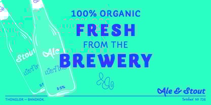 Arlette Thai Font Poster 2