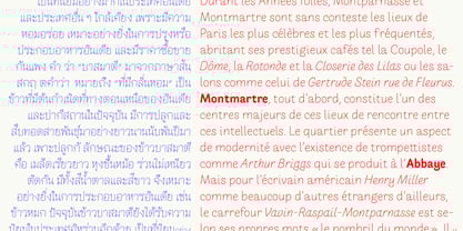 Arlette Thai Font Poster 6