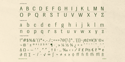 UT Doangs Font Poster 9