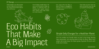 UT Doangs Font Poster 3