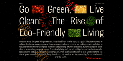 UT Doangs Font Poster 2