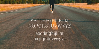 She Likes To Run Font Poster 4