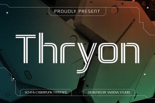 Thryon Font Poster 1