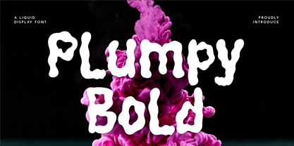 CF Plumpy Bold Font Poster 1