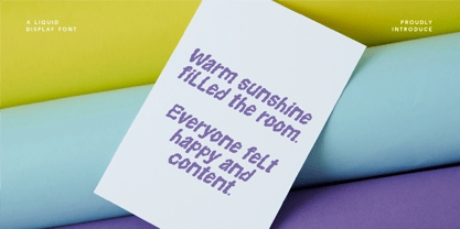 CF Plumpy Bold Font Poster 8