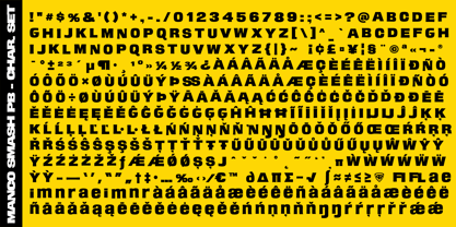 Manco PB Font Poster 7