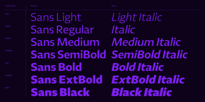 Leksikal Sans Font Poster 2