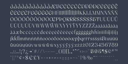 Canteria Font Poster 6