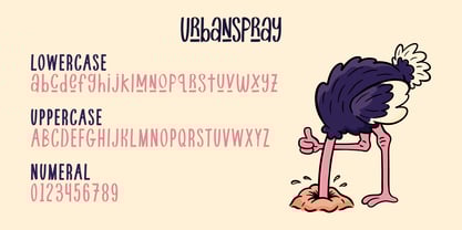 FA Urban Spray Font Poster 7