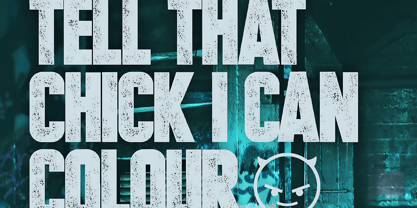 Headlined Font Poster 3