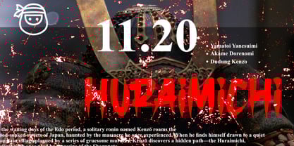 Samuraki Font Poster 8