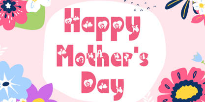 Mommy Cute Font Poster 3