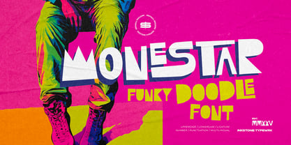 Monestar Font Poster 1