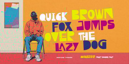 Monestar Font Poster 3