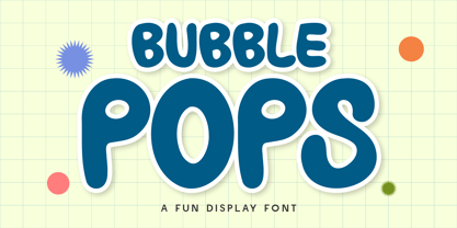 CF Bubble Pops Font Poster 1