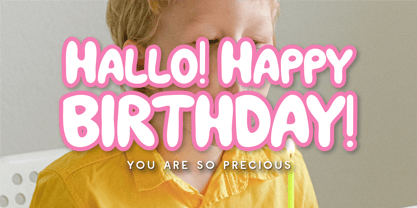 CF Bubble Pops Font Poster 3