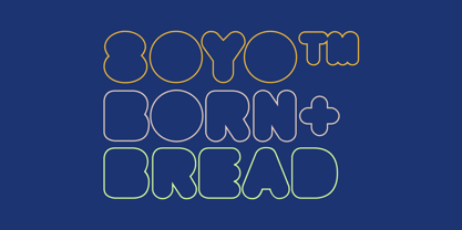 BAQ Rounded Font Poster 3