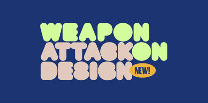 BAQ Rounded Font Poster 2