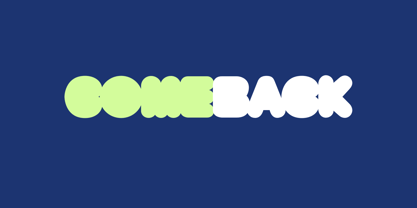 BAQ Rounded Font Poster 5
