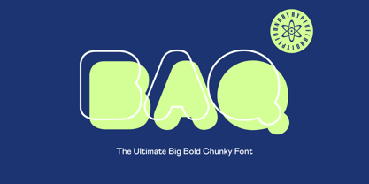BAQ Rounded Font Poster 1