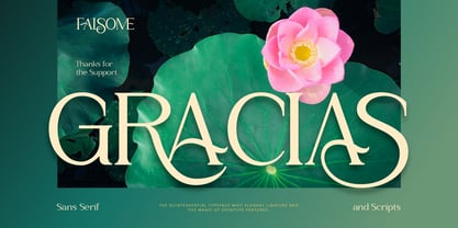 Falsome Font Poster 12