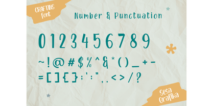 Craftins Font Poster 3